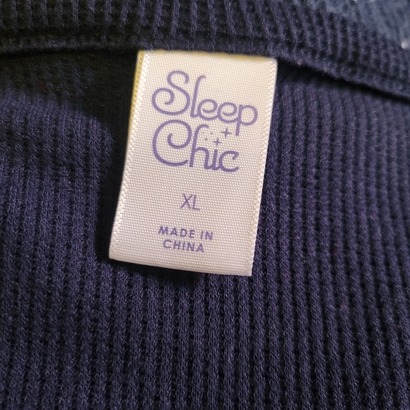 Plaid Pajamas | XL Top & L Bottom | Navy & Green - Picture 4 of 4